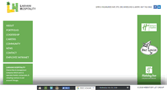 Desktop Screenshot of lakhanihospitality.com
